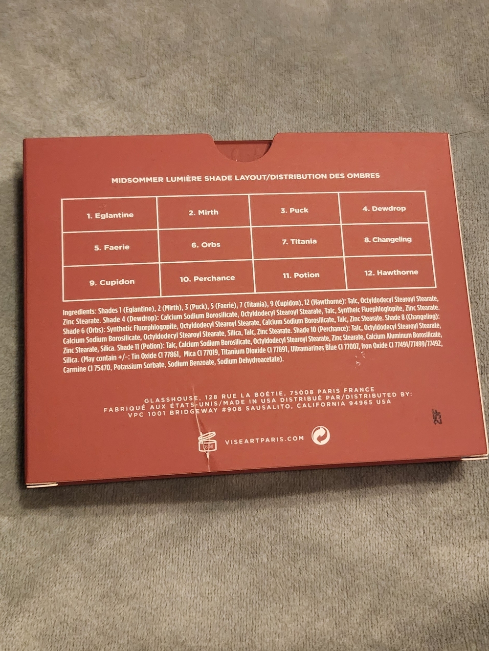 Viseart Warm Neutral Eyeshadow Palette - Browns, Golds & Rose - Picture 3 of 4